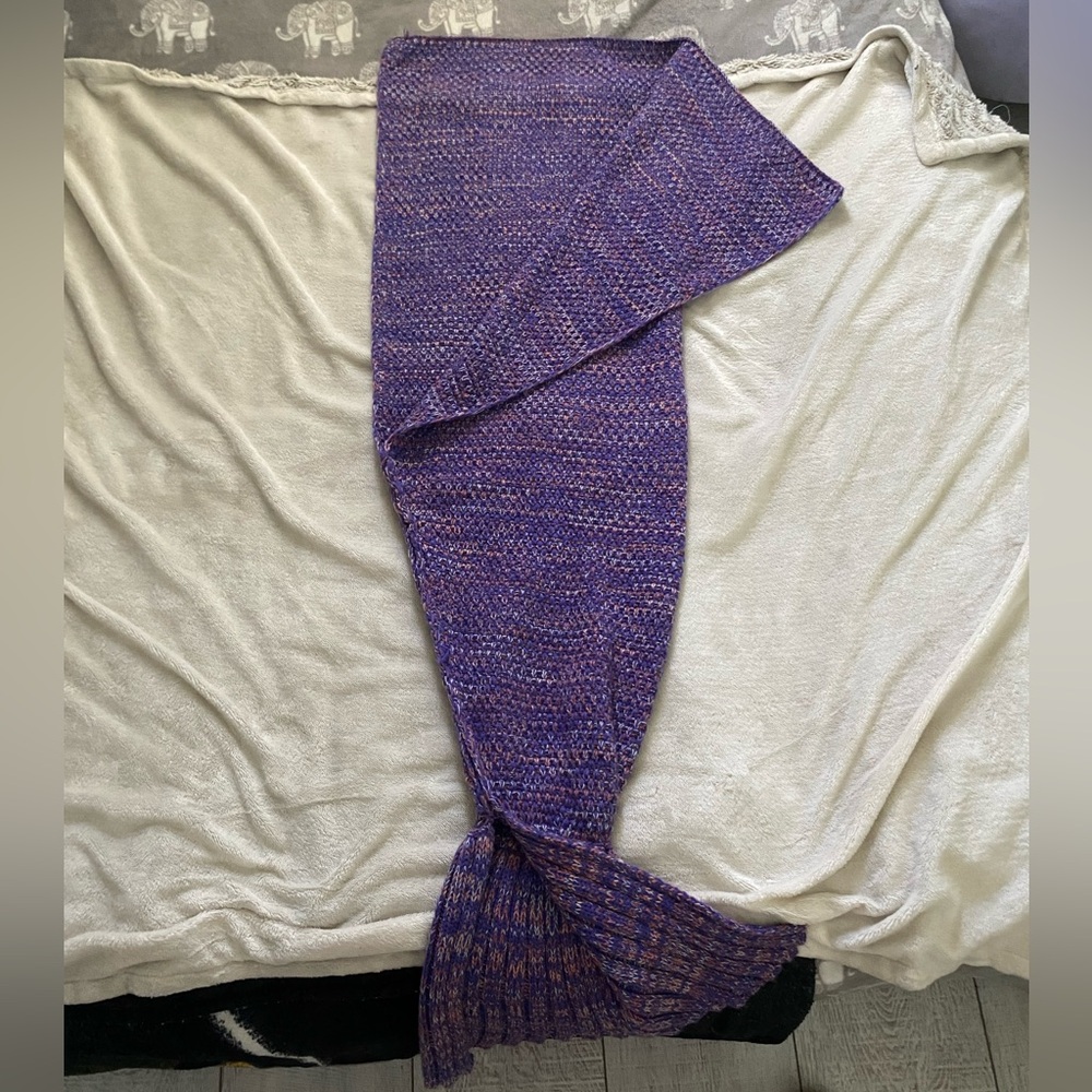 purple mermaid blanket